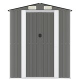 thumbnail of Helloshop26 - Casinha de jardim cabana depósito galpão externo galpão para ferramentas resistente cor clara 192 x 855 x 223 cm aço 02_0022263