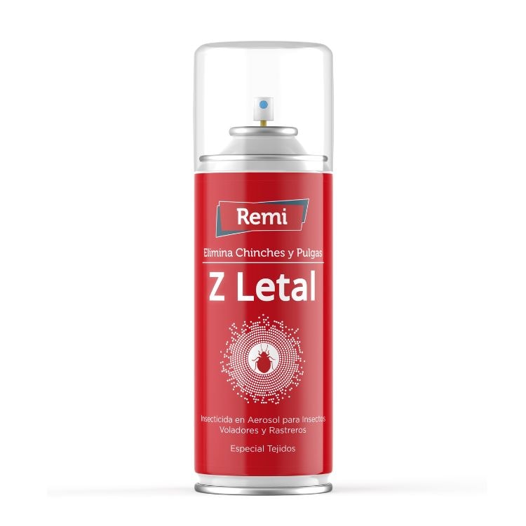 Z Letal Spray Anti Chinches y Pulgas Insecticida Chinches | Repelente Especial Tejidos | Eficaz contra las chinches de cama | Aplicar en muebles