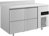 thumbnail of A&S Kühltisch -2 bis +8°C 1400x700x850mm mit 2x zwei Schubladen u. Aufkantung