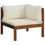 thumbnail of vidaXL 4-tlg. Garten-Lounge-Set mit Creme Kissen Massivholz Akazie