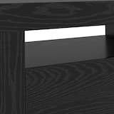 thumbnail of vidaXL TV-Schrank mit LED-Leuchten Schwarz Eichen-Optik 120x35x40 cm