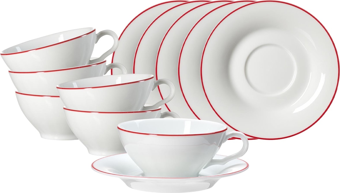 Ritzenhoff & Breker Ostfriese Teetasse mit Untertasse 100 ml 6er Set ...