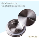 thumbnail of Wilmax Vorratsglas 760 ml mit Edelstahl Deckel Transparent WL-888513/A