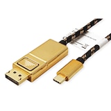 thumbnail of ROLINE GOLD USB Typ C - DisplayPort Adapterkabel, v1.2, ST/ST, 1 m