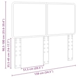 thumbnail of vidaXL Hoofdbord met hoofdeinde Artisan Eiken 135 cm Bewerkt hout