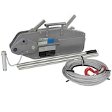 thumbnail of Forstseilwinde 3200 kg inkl. 20m Seil Abscherstiften Sicherheits - Lastenhaken Greifzug Seilwinde