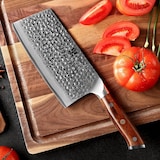 thumbnail of XinZuo - Damast-Hackbeil (chinesisches Kochmesser) - B13D Yu Serie