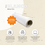 thumbnail of OFITURIA Film Embalar Elástico Blanco para Embalar, Rollo de Plástico Protector Envíos y Mudanzas, Rollo de 50cm hasta 400 m Estirables (2 rollos)