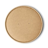 thumbnail of BIOZOYG Pappdeckel Suppenbecher 50 Stück Ø 185 mm Braun  Suppenterrine mit Deckel Beschichtet Einweg  Kartondeckel Membrandeckel mit Luftlöchern