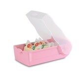 thumbnail of HAN 997-886D 1 STK Lernkartei CROCO transluzent pastellrosa Karteikasten