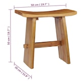 thumbnail of vidaXL Hocker Massivholz Teak