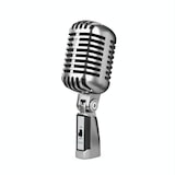 thumbnail of Microphone Vintage Style Haute Sensibilité Pour Scène et Performance Argent YONIS