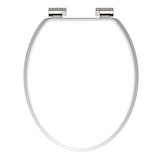 thumbnail of MDF WC Sitz SPIRIT WHITE, Toilettendeckel mit Absenkautomatik, Klobrille mit Holzkern, Toilettensitz Weiß, WC Deckel