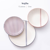 thumbnail of El Ganso - Juego 12 Vajilla (Plato Llano Ø27cm + Plato Hondo Ø20cm + Plato Postre Ø19cm)