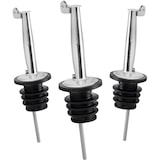 thumbnail of Ausgießer für Flaschen Edelstahl mit Verschlusskappe - 3er Set