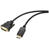thumbnail of Renkforce DisplayPort / DVI Adapterkabel DisplayPort Stecker, DVI-D 24+1pol. Stecker 1.80 m Schwarz