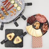 thumbnail of Raclette 8 Personas Rp85 H.koenig, Plancha De Piedra Natural, 900 W, Acero Inoxidable