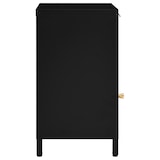 thumbnail of Table de chevet Noir 40x30x54,5 cm Acier et verre