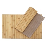 thumbnail of Mantel individual de 2 piezas HWC-E72, mantel individual, bambú lavable flexible 45x30cm