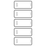 thumbnail of LEITZ Ordnerrücken-Etikett, 36 x 111 mm, kurz, schmal, grau