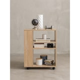 thumbnail of Regal `Brenta`: Elegantes Multifunktionsmöbel, Rollen, Viel Stauraum, Modernes Design. Beige, 60x35x75 cm | Kadima Design