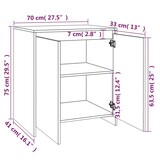 thumbnail of Helloshop26 - Aparador cómoda armario mueble de almacenaje organizador cocina salón juego de 2 madera de ingeniería Sonoma gris 02_0036980