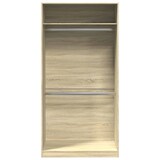 thumbnail of vidaXL Kleiderschrank Sonoma-Eiche 100x50x200 cm Holzwerkstoff