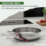 thumbnail of Sautoir 28 cm en inox 18/10 Triply Fackelmann Vita3