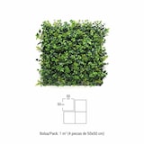 thumbnail of Bonerva | Jardín Vertical Tropical | Pack 4 Piezas 50x50cm (1m²)| Planta artificial decoración de restaurante, oficina y hotel| MAL1210
