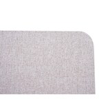 thumbnail of Akustik-Tischtrennwand HWC-G75, Büro-Sichtschutz Schreibtisch Pinnwand, doppelwandig Stoff/Textil ~ 60x140cm grau