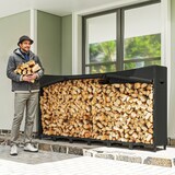 thumbnail of Outsunny Legnaia in Metallo con Telo Impermeabile 235x31x116