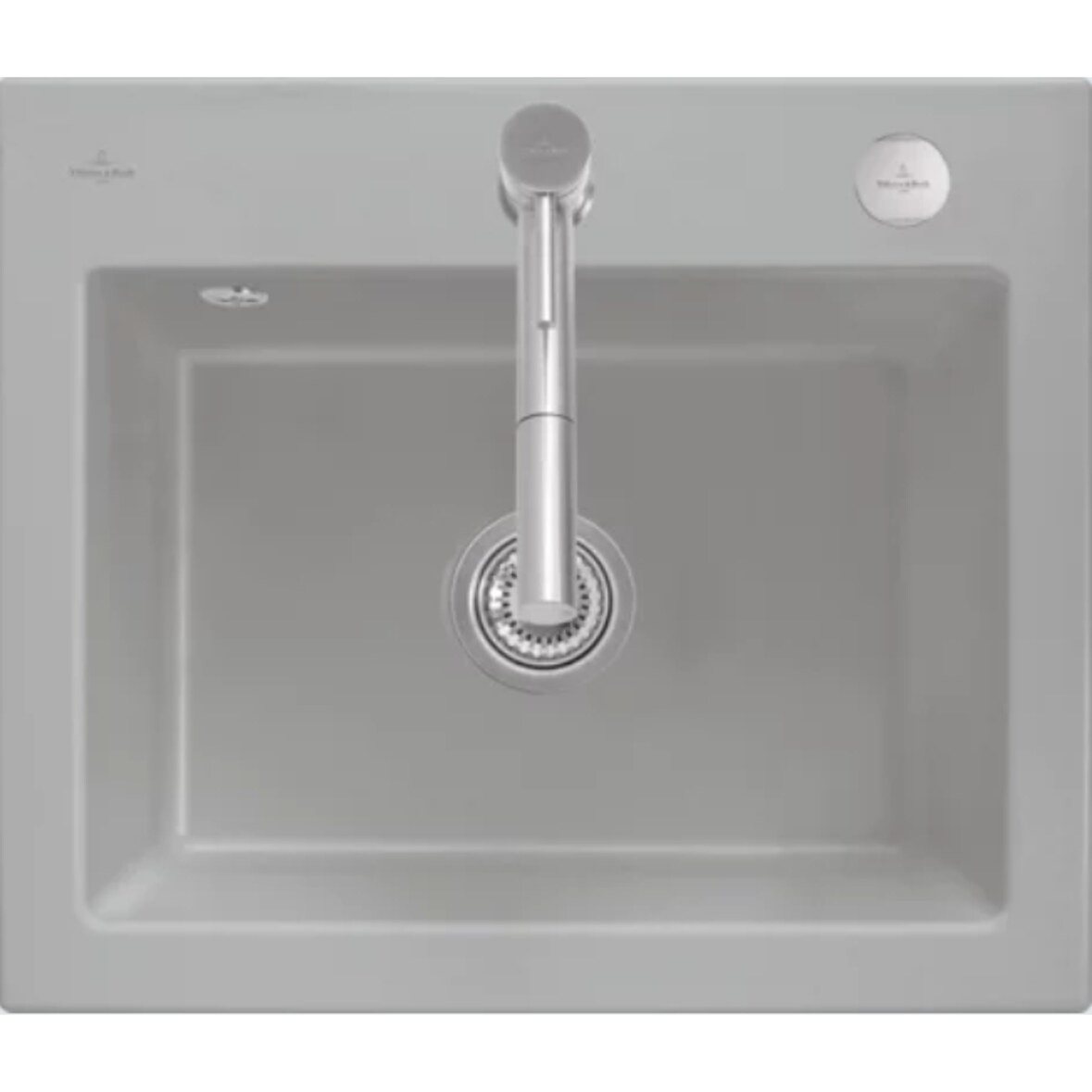 Villeroy&Boch Spülbecken, Küchenspüle Subway 60 S Fossil 600x510mm, Unterschrankbreite 60cm