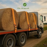 thumbnail of 10x Spanngurte mit Ratsche Zurrgurt 8m 5000kg 5to 2-tlg. 50mm TÜV/GS