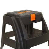 thumbnail of Tragbarer Fußhocker Fußtritt Sitzhocker Hocker mit Staufach H43cm