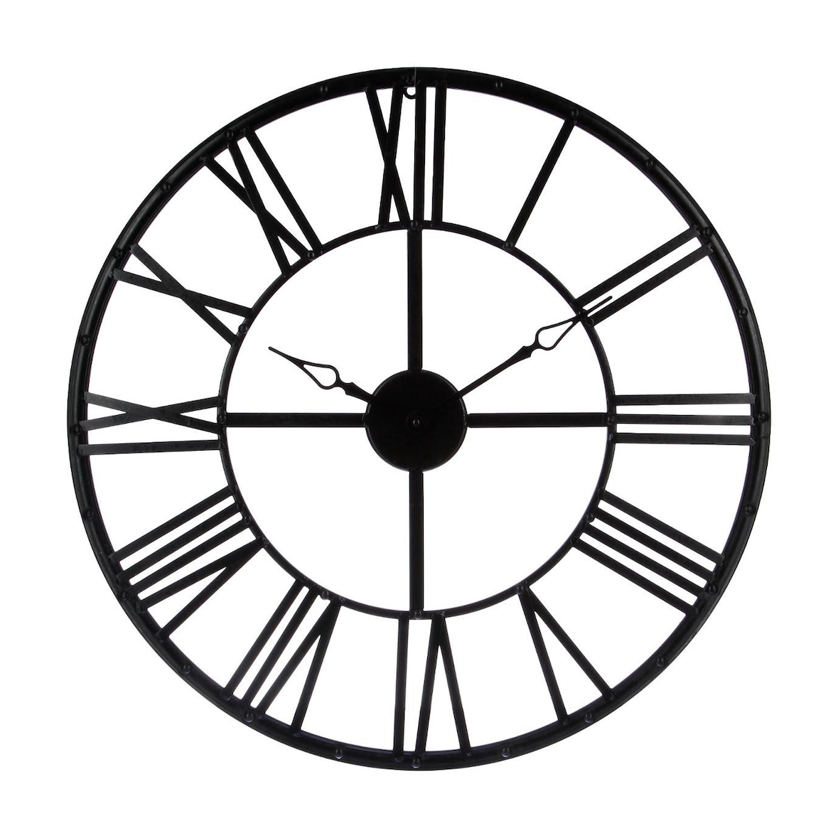 Atmosphera - Orologio meccanico in metallo Ø69,5x4cm in nero