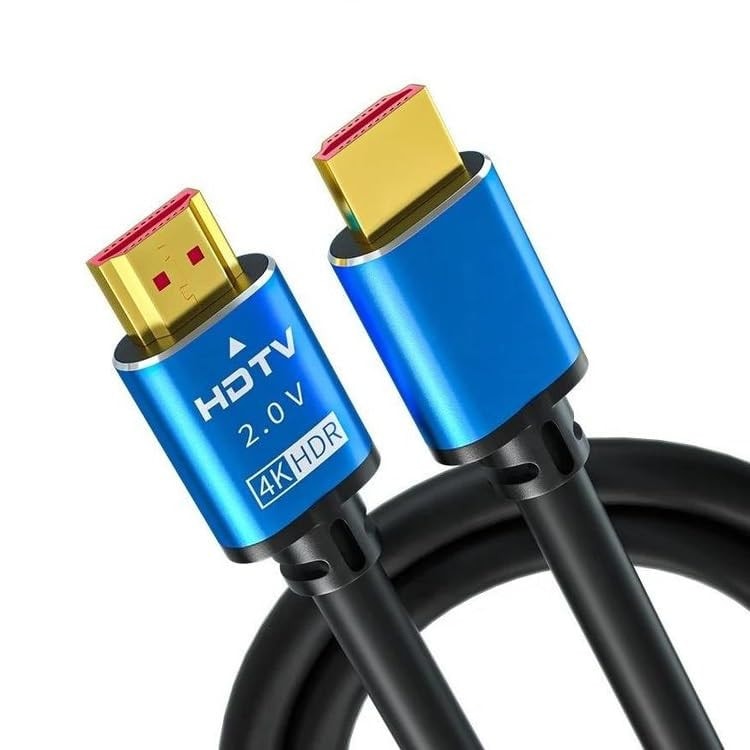 Cabo HDMI de 5 metros com conectores Grip, 18 Gbps, compatível com 4K60 Hz HDR, HDCP2.2, para HDTV