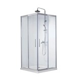 thumbnail of Box Doccia Doppia Scorrevole 8mm Anticalcare Acciaio Inox H190 - 69x69