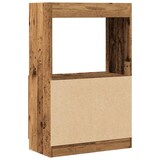 thumbnail of vidaXL Hoge kast 63x33x100 cm bewerkt hout oud houtkleurig