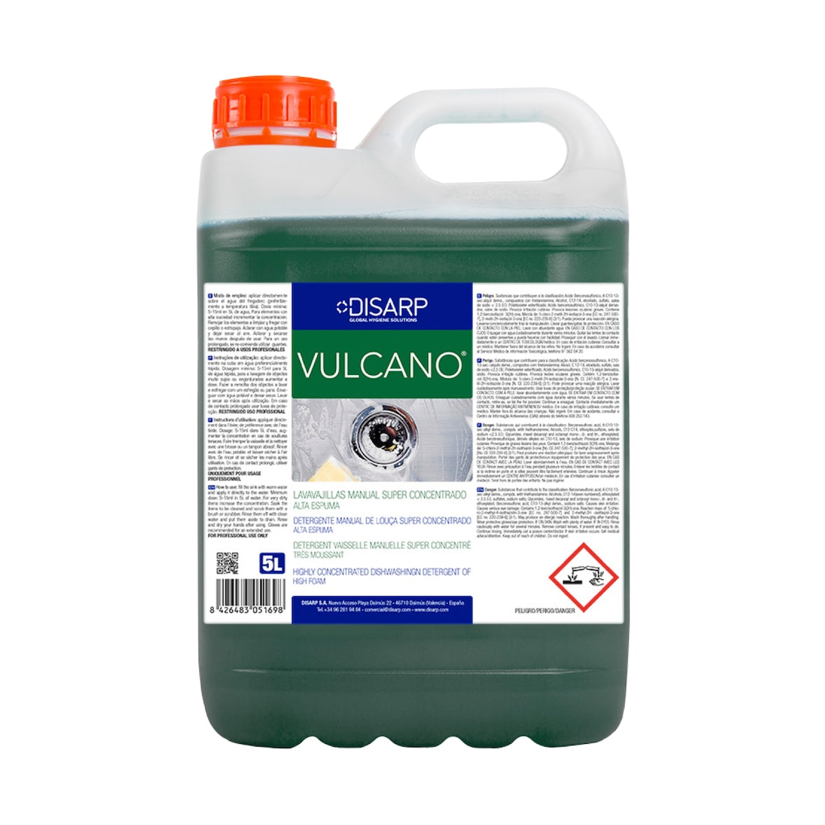 Limpiador Líquido a Mano Lavaplatos Manual 5L