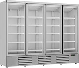 thumbnail of Kühlschrank RHINO auf Rollen | 4x Glastür + LED | 2025 Liter, HxBxT 200,3x250,8x71cm | 0/+10°C | Grau | + CHEFGASTRO Geschirrtuch