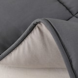 thumbnail of Steppbett Bettdecke Wende-Design ca. 135x200 cm – grau & hellgrau – buntes Ganzjahres Steppbett (Sommer und Winter) I farbig und ohne extra Bezug