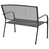 thumbnail of Helloshop26 - Tuinbank terrasmeubilair 108 x 60 x 88 cm staal en gaas antraciet 02_0011151