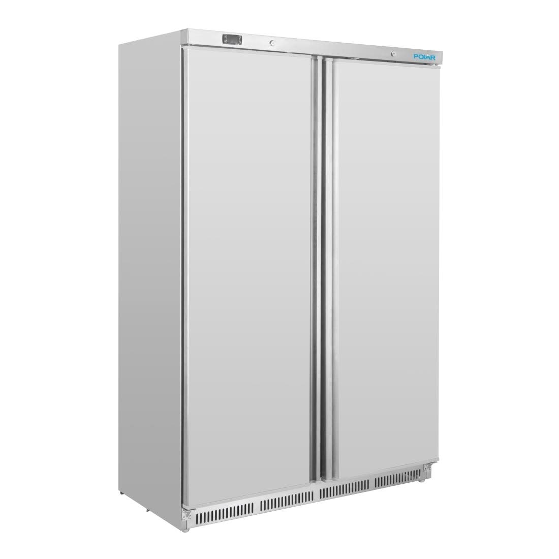 Armoire réfrigérée négative double porte 744L blanche, 8 étagères réglables - Polar Série C