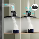 thumbnail of CIARRA Afzuigkap, Uitschuifbare inbouwaftrekkap A+ 580 m³/h Max. 60 cm Geïntegreerd afzuigmondstuk VM6909AB