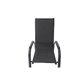 thumbnail of Tarrington House Silla apilable, tapizado Amberes, aluminio/textil, gris