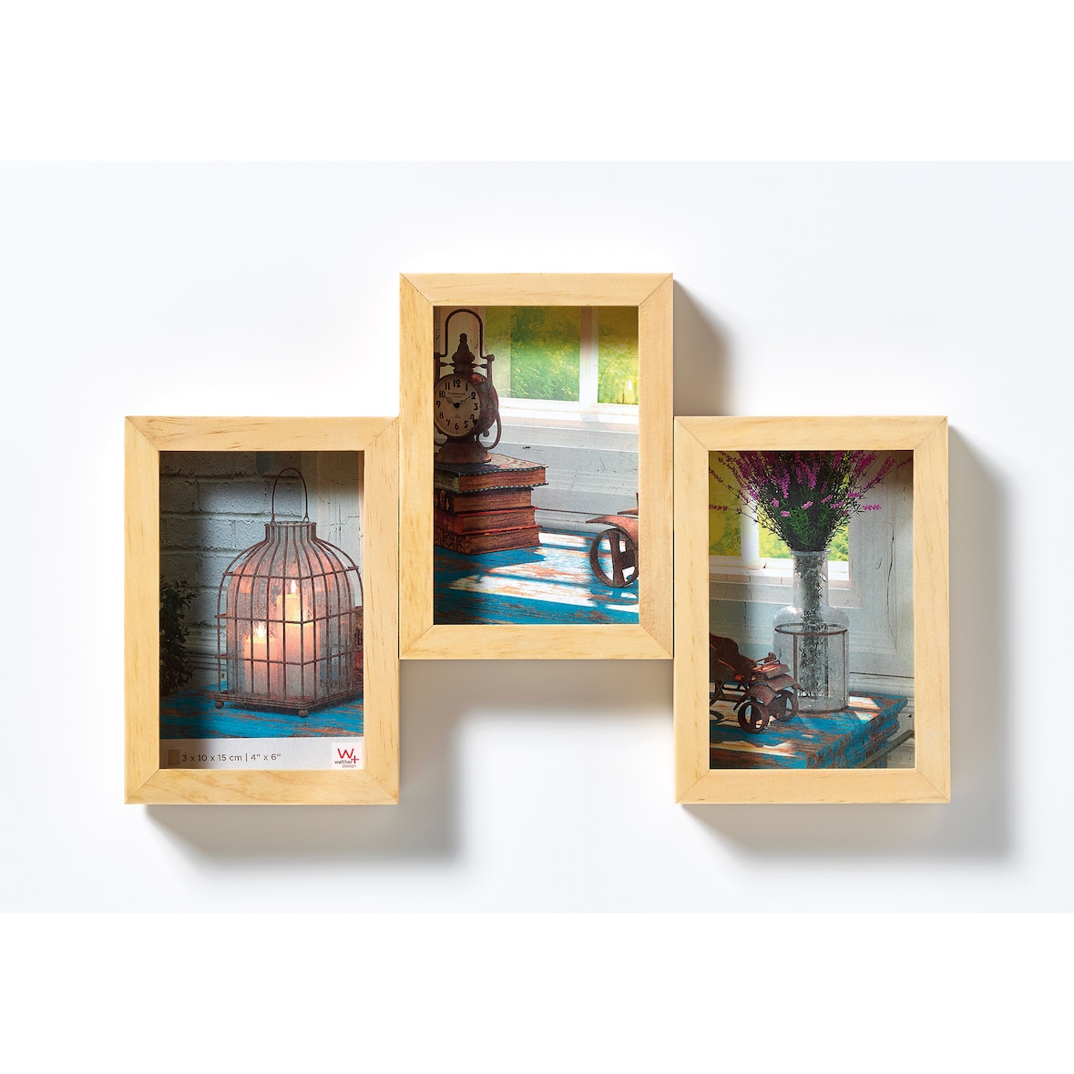 Rustic Portrait Galerierahmen, natur, 3 X 10 x 15 cm