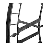 thumbnail of Grande Pendule murale métal rétro et vintage Noir D 88 cm