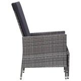 thumbnail of vidaXL 3-tlg. Garten-Lounge-Set mit Auflagen Poly Rattan Grau