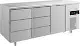 thumbnail of Gastro Kühltisch 1 Tür 6 Schubladen Umluftkühlung 1865x700x850mm -2/+8°C 474L Edelstahl