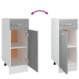 thumbnail of vidaXL Unterschrank mit Schublade Grau Sonoma 30x46x81,5 cm